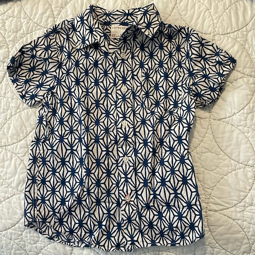Crewcuts Boys 4-5 button down shirt